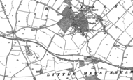 Old Map of Harpley, 1884 - 1885