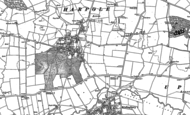 Old Map of Harpole, 1883 - 1884