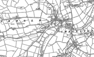 Old Map of Harrold, 1900