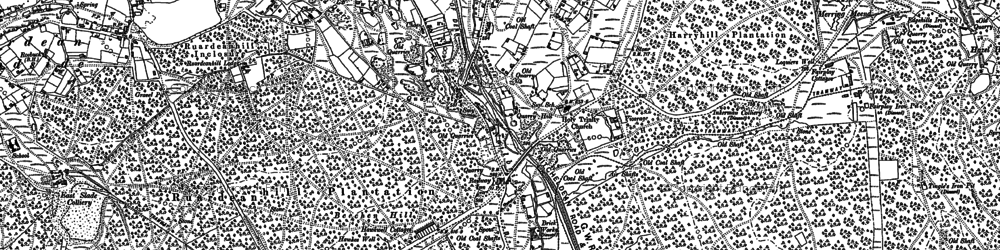 Old map of Harrow Hill in 1901
