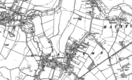 Old Map of Harston, 1885 - 1886