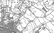 Old Map of Hart Hill, 1879 - 1899