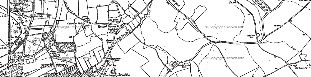 Old map of Hart Hill in 1879
