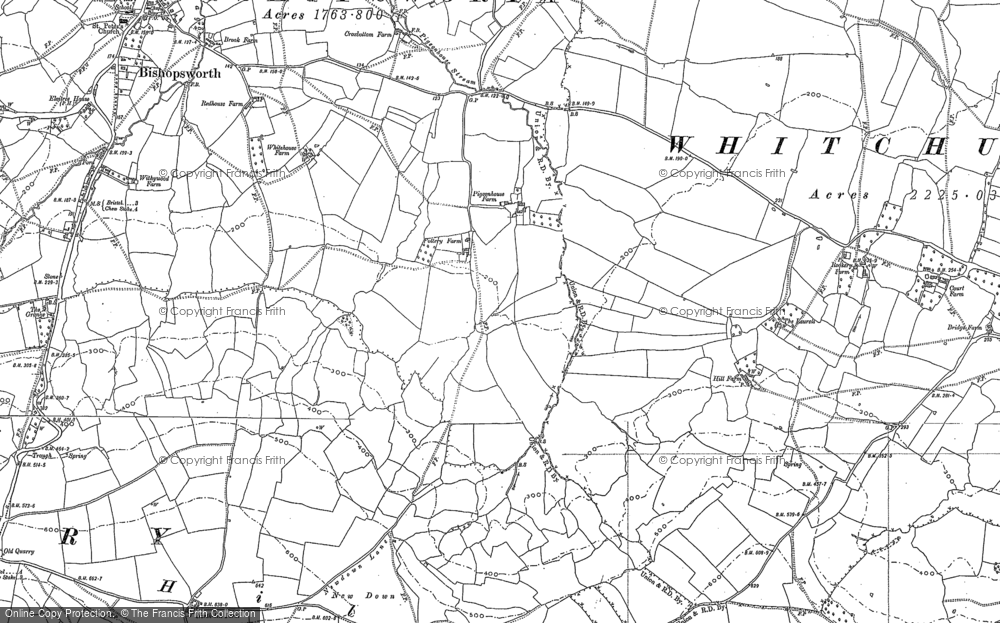 Old Map of Hartcliffe, 1883 - 1902 in 1883