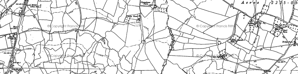 Old map of Hartcliffe in 1883