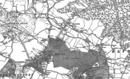 Old Map of Hartfordbridge, 1909