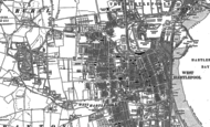 Old Map of Hartlepool, 1914