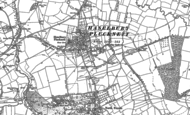 Old Map of Haselbury Plucknett, 1886