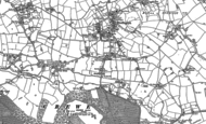Old Map of Haslington, 1897 - 1908