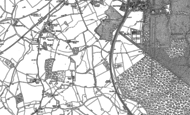Old Map of Hatfield, 1896