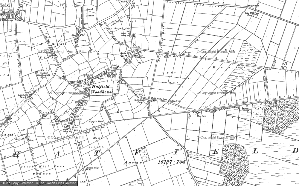 Old Map of Historic Map covering West End in 1904