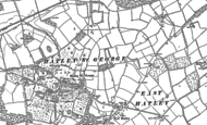 Old Map of Hatley St George, 1900 - 1901