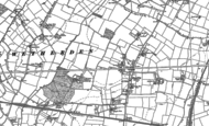 Old Map of Haughley Green, 1884