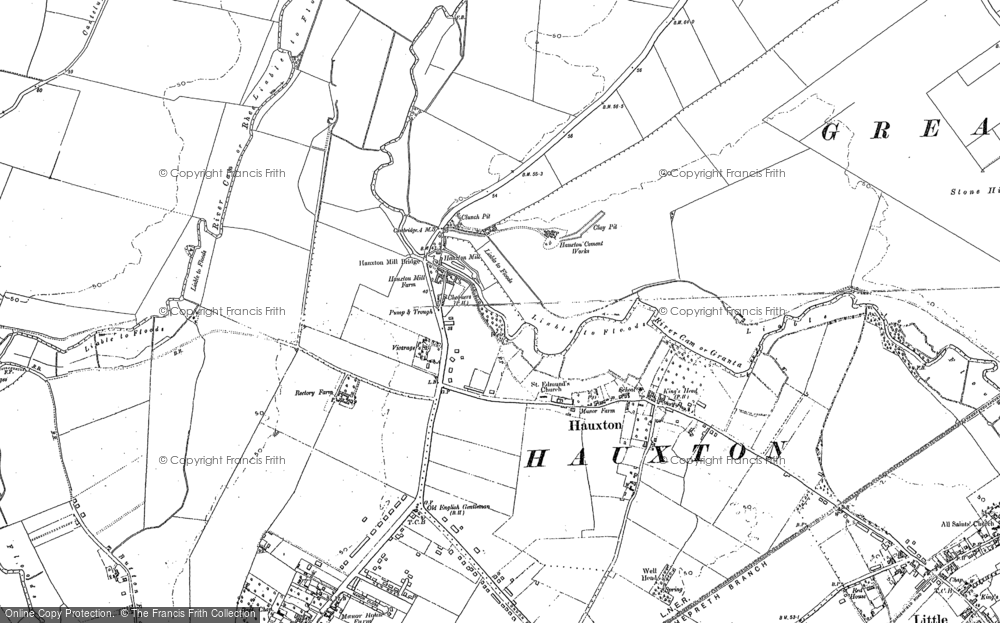 Hauxton, 1885