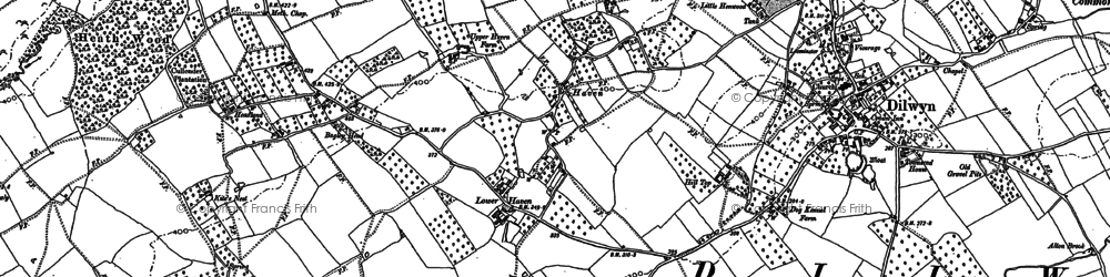 Old map of Haven in 1885