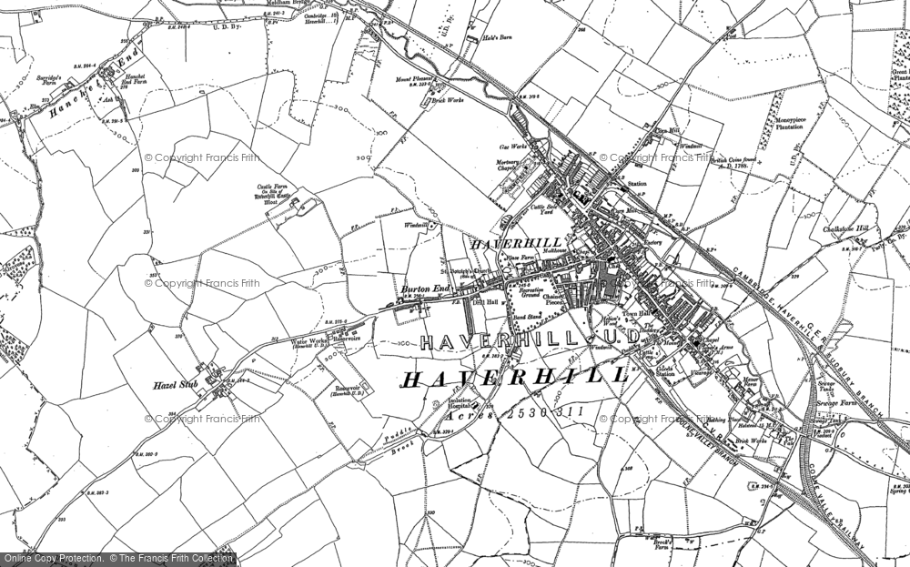 Old Maps of Haverhill, Suffolk Francis Frith