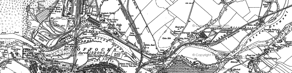 Old map of Hawk Hill in 1923