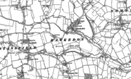Old Map of Hawkedon, 1884