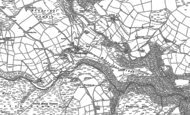 Old Map of Hawkridge, 1902