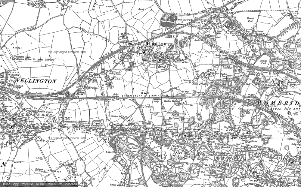 Old Maps Of Haybridge, Shropshire - Francis Frith