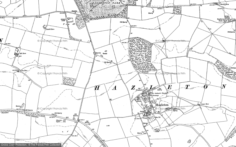 Old Map of Hazleton, 1882 - 1883 in 1882