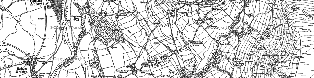 Old map of Whinhaugh in 1906