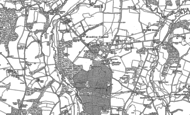 Old Map of Headley, 1909