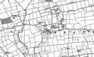 Old Map of Heapham, 1885