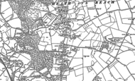 Old Map of Heath and Reach, 1900
