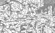 Old Map of Heath Cross, 1886 - 1887