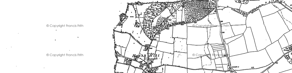Old map of Heath Hill in 1901