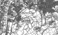 Old Map of Hebburn, 1913 - 1920