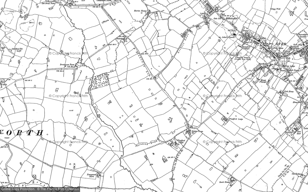 Old Map of Hebden Green, 1897 in 1897