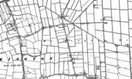 Old Map of Heckington Fen, 1887