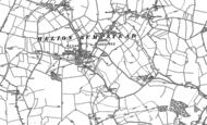 Old Map of Helions Bumpstead, 1896 - 1901