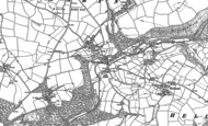 Old Map of Hellandbridge, 1880