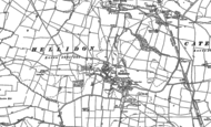 Old Map of Hellidon, 1884 - 1899