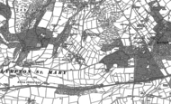 Old Map of Hemerdon, 1886 - 1905