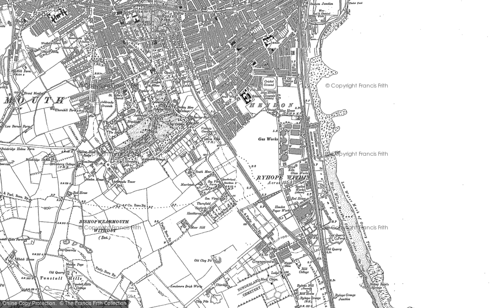 Old Map of Hendon, 1896 - 1914 in 1896