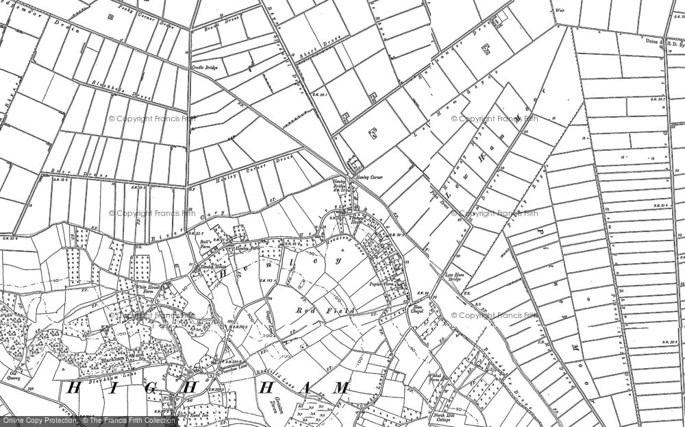 Old Map of Henley, 1885 in 1885