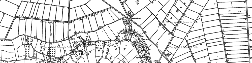 Old map of Henley in 1885