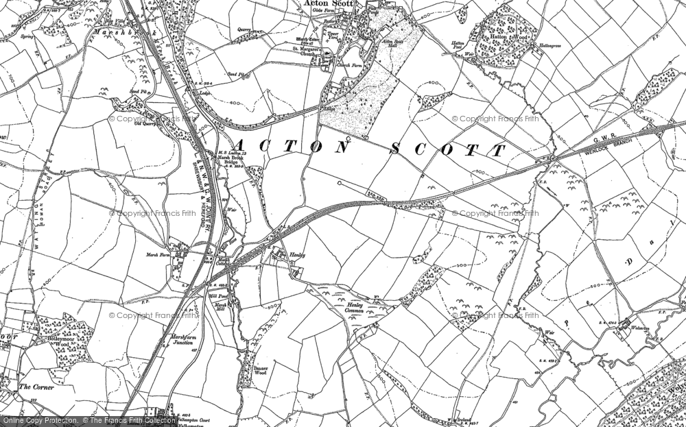 Old Map of Henley Common, 1883 in 1883