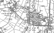 Old Map of Henlow, 1882 - 1900