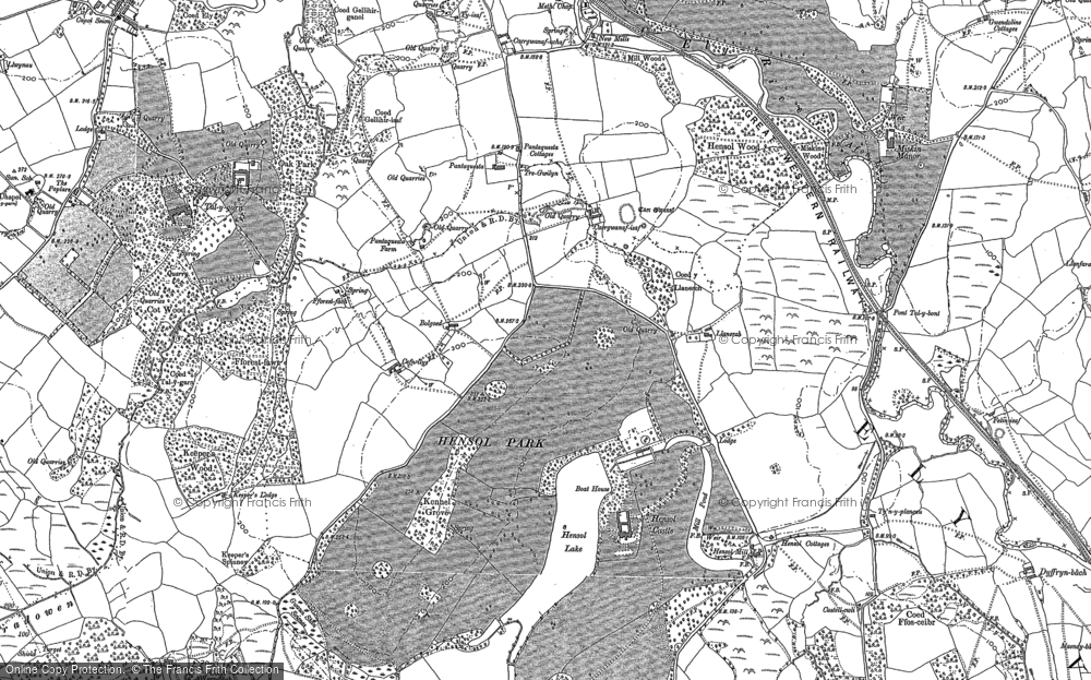 Old Map of Hensol, 1897 - 1898 in 1897