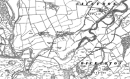 Old Map of Hepple, 1896