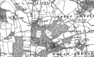 Old Map of Hertford Heath, 1896 - 1938