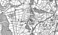 Old Map of Heversham, 1897