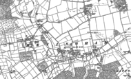 Old Map of Hevingham, 1885