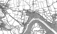 Old Map of Heybridge Basin, 1895