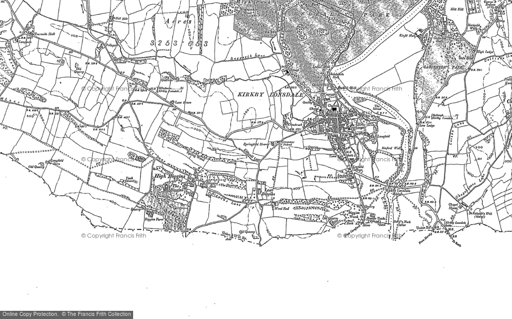 Old Map of High Biggins, 1897 - 1910 in 1897